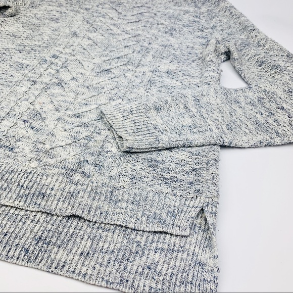 Liz Claiborne Textured Linen Blend Marled Sweater - Picture 7 of 8